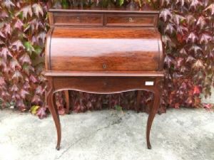 Elegant Louis Philippe Roll-Top Desk - Restored (work in progress)_car 1391